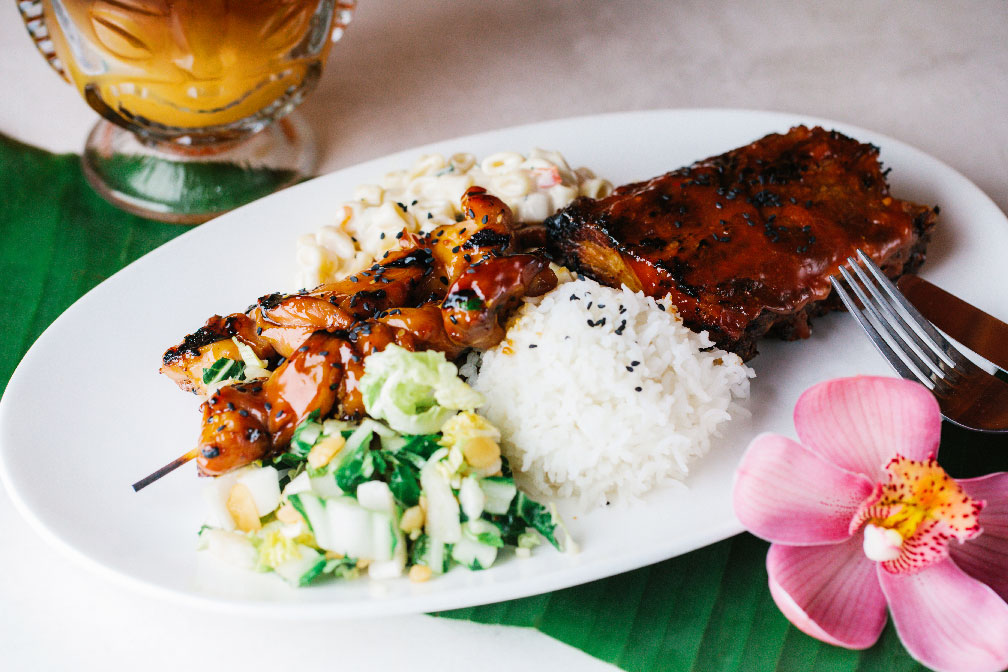 chicken lunch plate